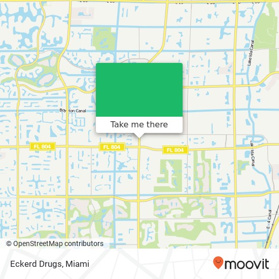 Eckerd Drugs map