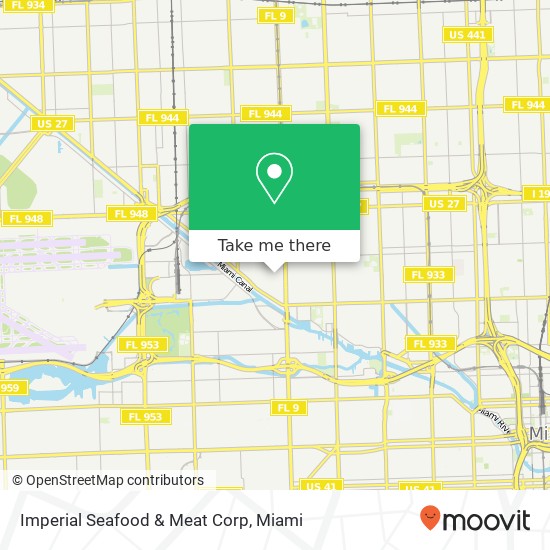 Imperial Seafood & Meat Corp map