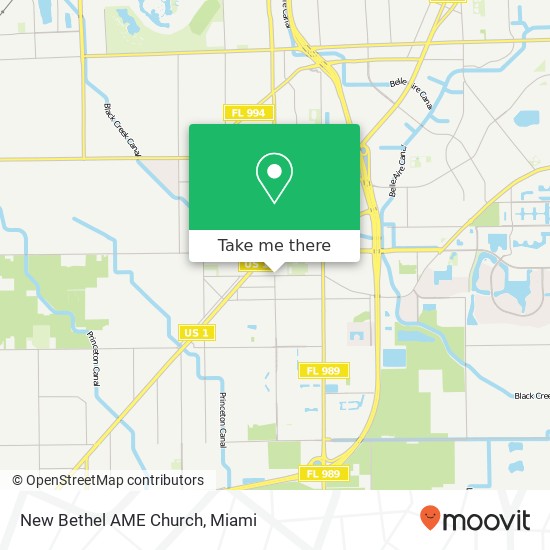 Mapa de New Bethel AME Church