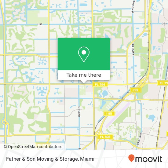 Mapa de Father & Son Moving & Storage