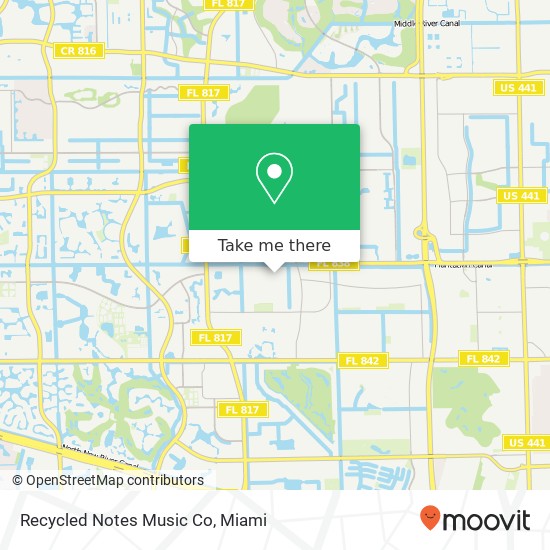 Recycled Notes Music Co map