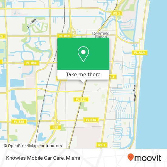 Knowles Mobile Car Care map