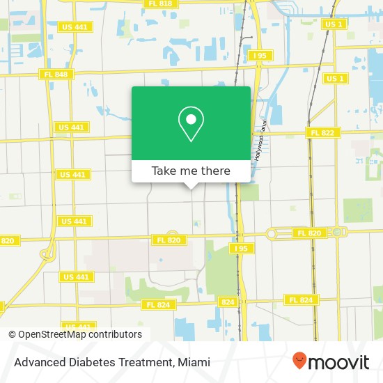 Advanced Diabetes Treatment map