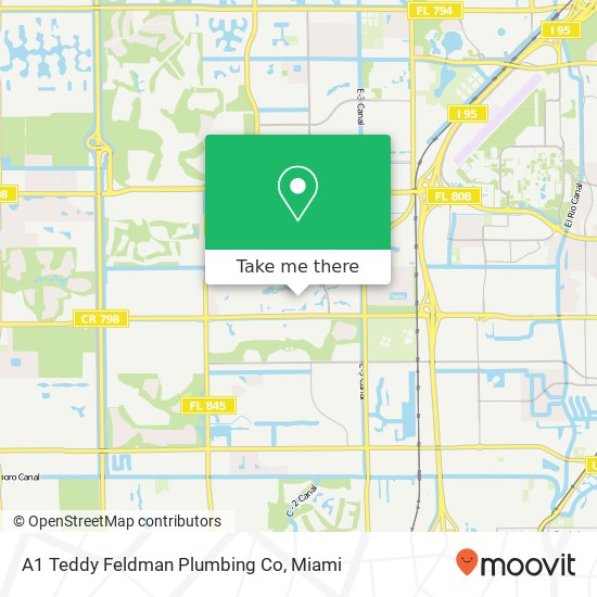 A1 Teddy Feldman Plumbing Co map