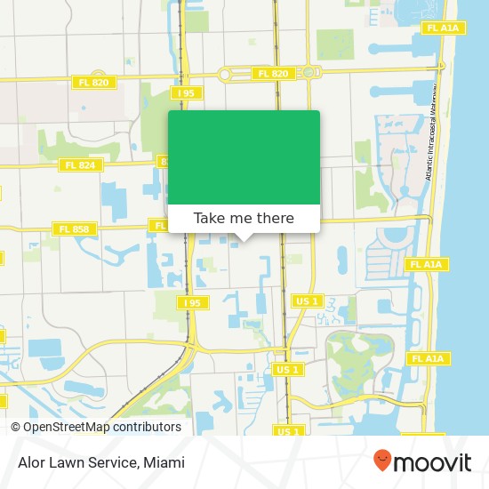 Alor Lawn Service map