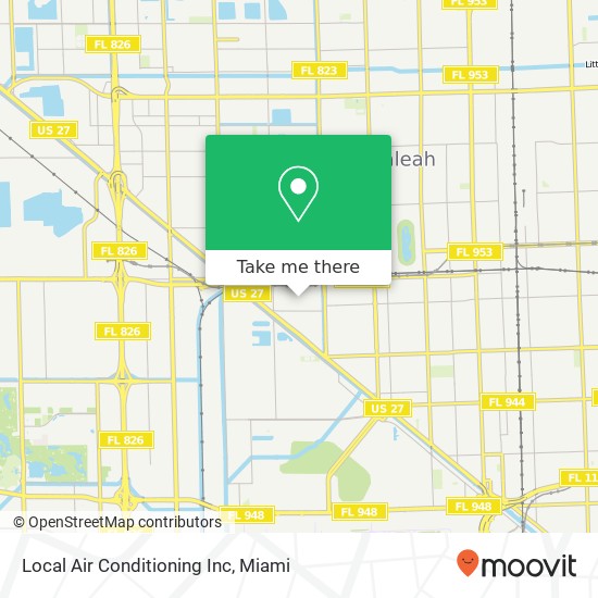 Local Air Conditioning Inc map