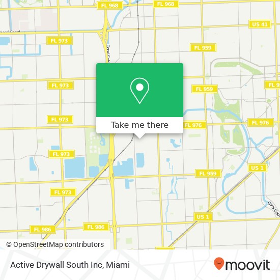 Mapa de Active Drywall South Inc