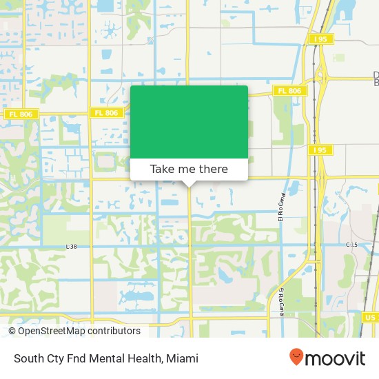 South Cty Fnd Mental Health map