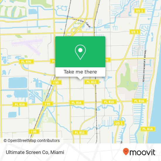 Mapa de Ultimate Screen Co