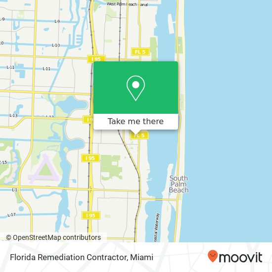 Mapa de Florida Remediation Contractor