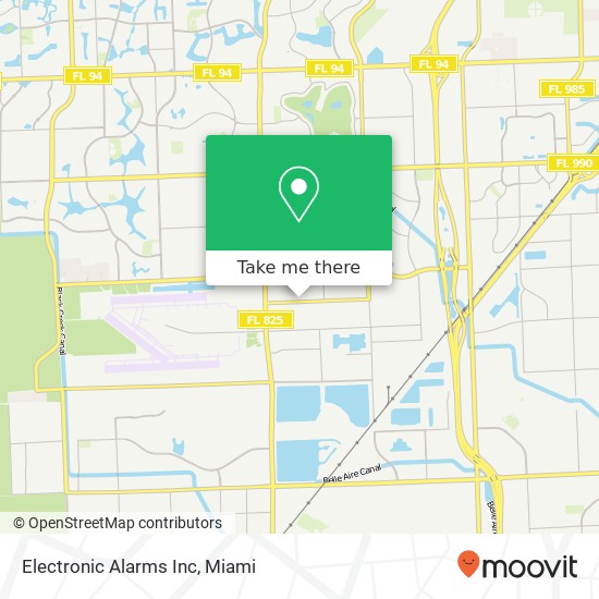 Electronic Alarms Inc map