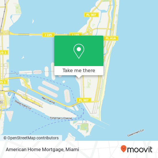 Mapa de American Home Mortgage