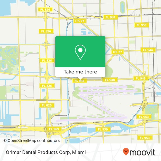 Mapa de Orimar Dental Products Corp