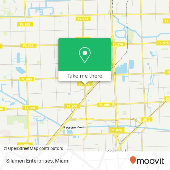 Silamen Enterprises map