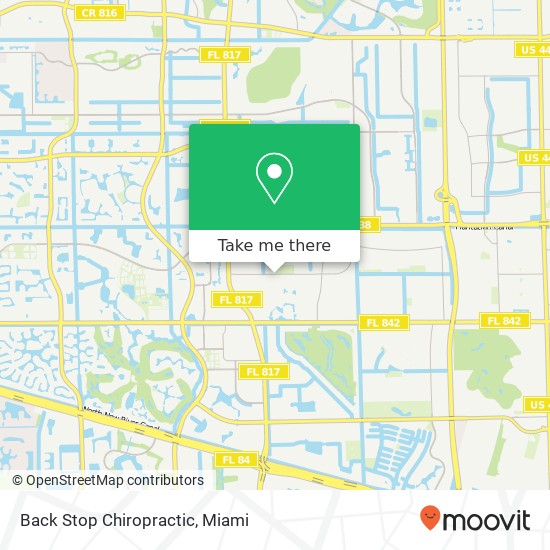 Back Stop Chiropractic map