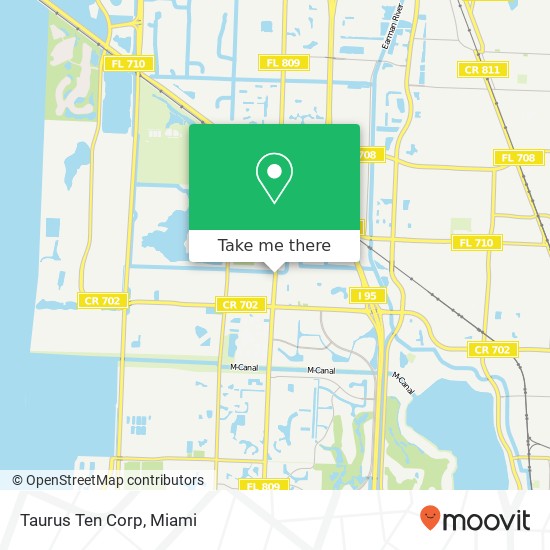 Taurus Ten Corp map