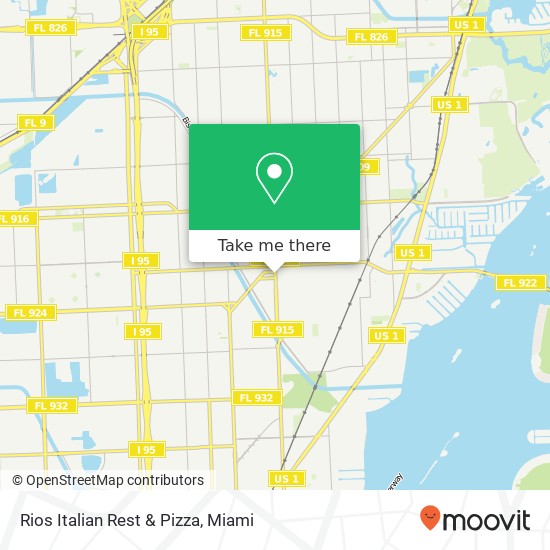 Mapa de Rios Italian Rest & Pizza