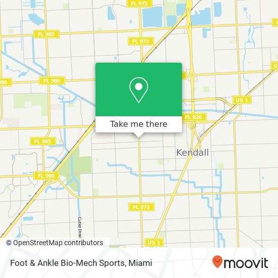 Mapa de Foot & Ankle Bio-Mech Sports