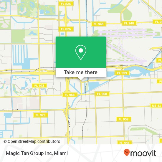Magic Tan Group Inc map
