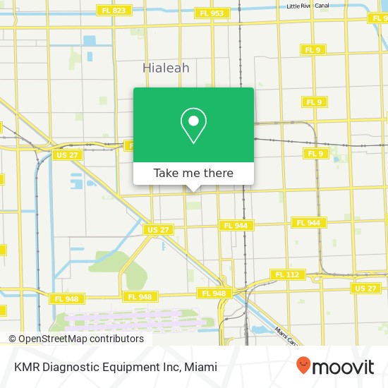 Mapa de KMR Diagnostic Equipment Inc