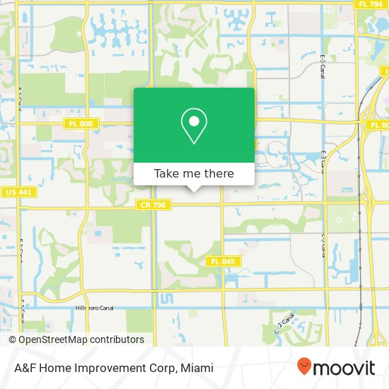 Mapa de A&F Home Improvement Corp