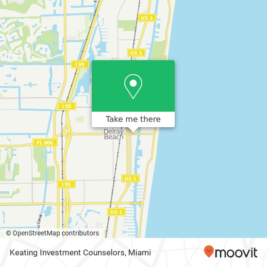 Keating Investment Counselors map