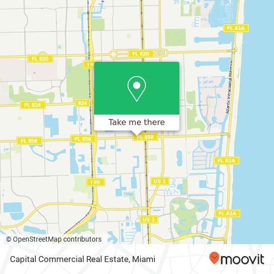 Capital Commercial Real Estate map