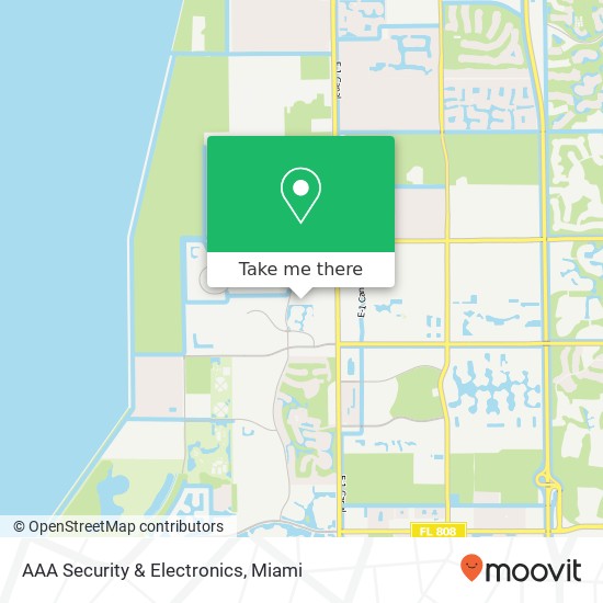 AAA Security & Electronics map