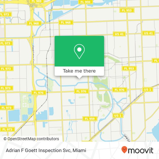 Adrian F Goett Inspection Svc map