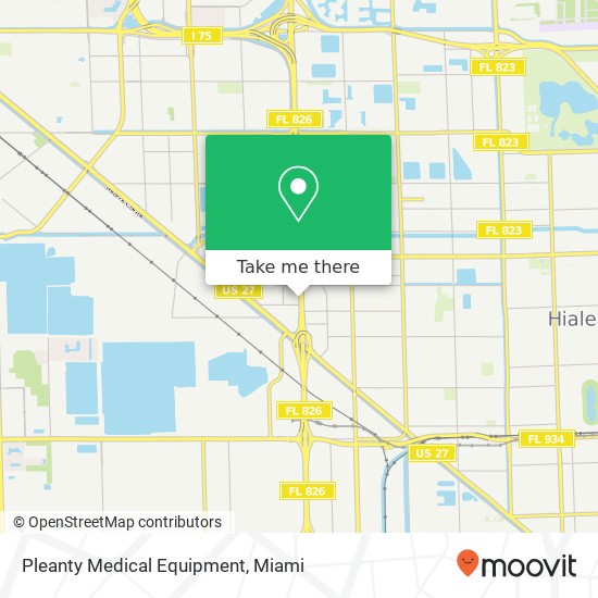 Mapa de Pleanty Medical Equipment