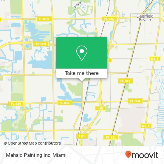 Mahalo Painting Inc map