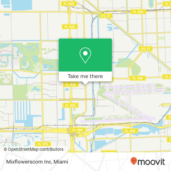 Mixflowerscom Inc map