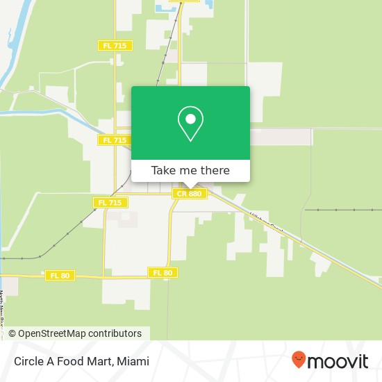 Mapa de Circle A Food Mart