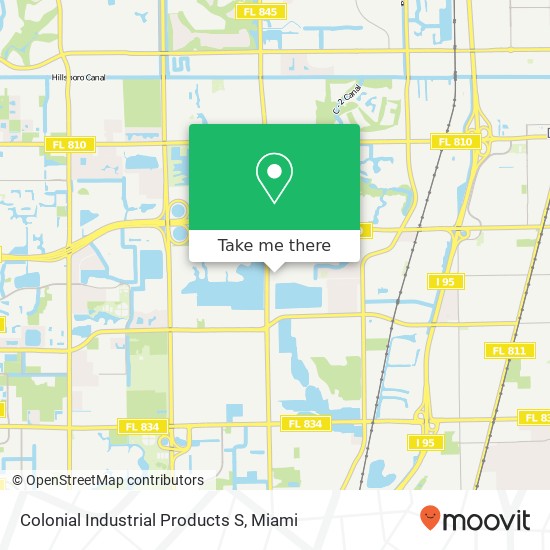 Colonial Industrial Products S map