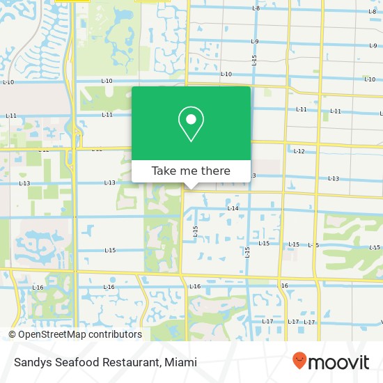 Mapa de Sandys Seafood Restaurant