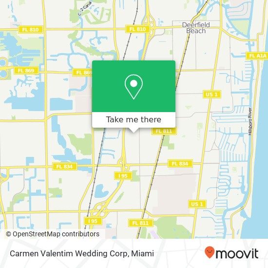 Mapa de Carmen Valentim Wedding Corp