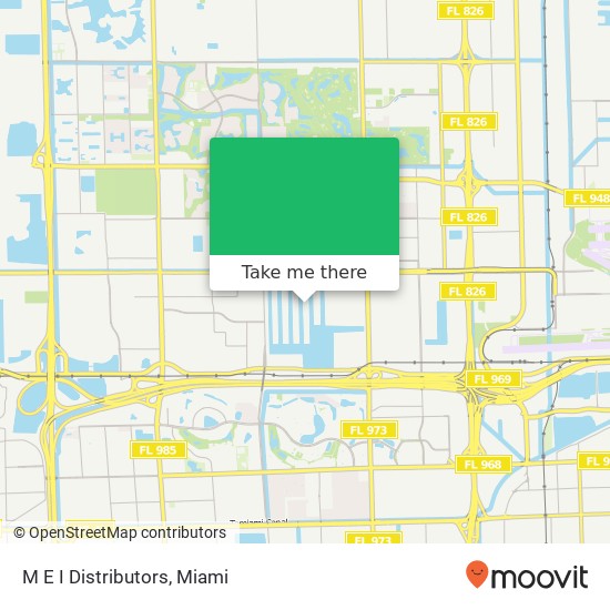 Mapa de M E I Distributors