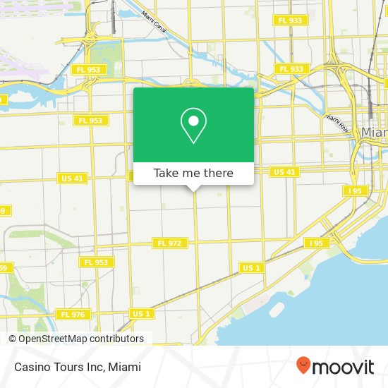 Casino Tours Inc map