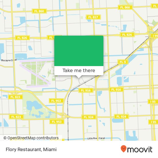 Flory Restaurant map