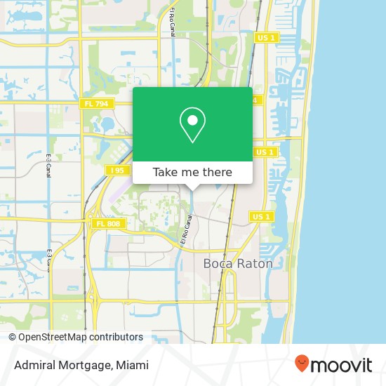 Admiral Mortgage map