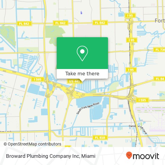 Mapa de Broward Plumbing Company Inc