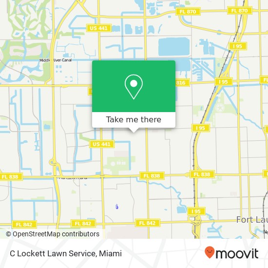 Mapa de C Lockett Lawn Service