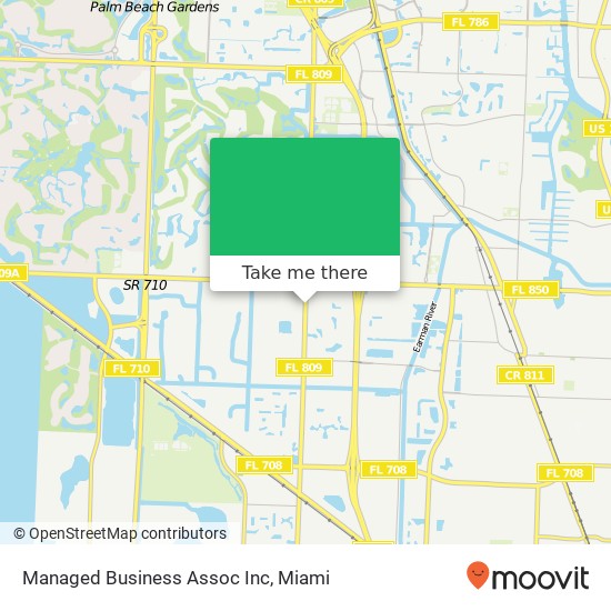 Managed Business Assoc Inc map