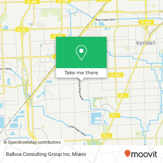 Mapa de Balboa Consulting Group Inc