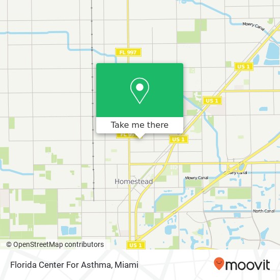 Florida Center For Asthma map