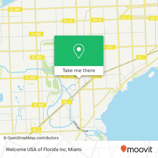 Mapa de Welcome USA of Florida Inc