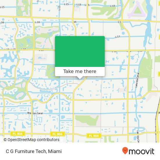 C G Furniture Tech map