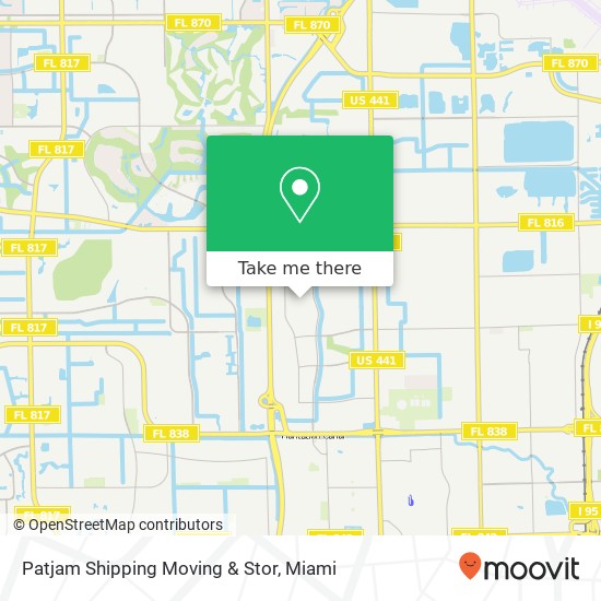 Patjam Shipping Moving & Stor map