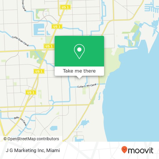 J G Marketing Inc map