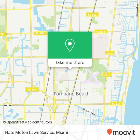 Mapa de Nate Moton Lawn Service